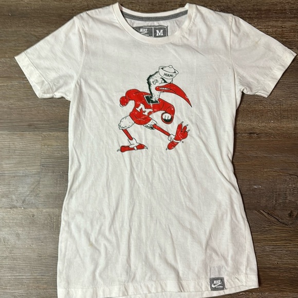 Nike Tops - vintange miami university nike shirt kids